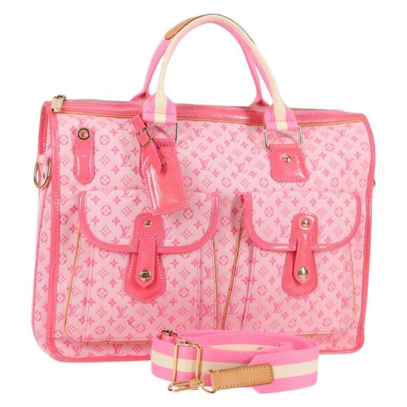 LOUIS VUITTON Monogram Mini Sac Marie Kate 48h Bag Pink M92932 - Picture 1 of 16